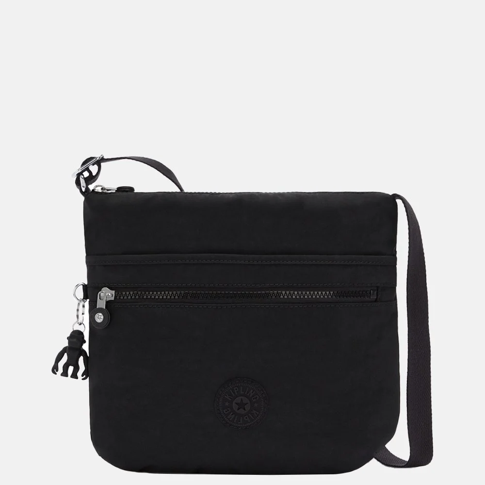 Kipling Arto schoudertas black noir bij Duifhuizen